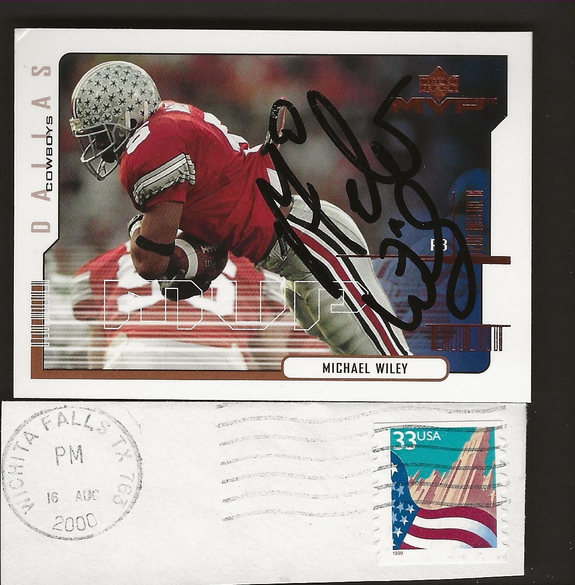 Michael Wiley Upper Deck MVP #197 Base