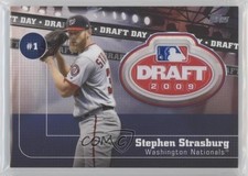 2020 Topps Draft Day Medallions Black 33/50 Stephen Strasburg #DDM-SS nd3