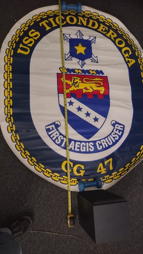 USS Ticonderoga cg-47 Vinyl Stick on from ship