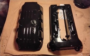 BMW K1200 Zylinderkopf und Kurbelgehäusedeckel (K100 Rs16v K1100 Upgrade).