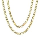 14K Gold Filled Figaro Necklace 20" Unisex