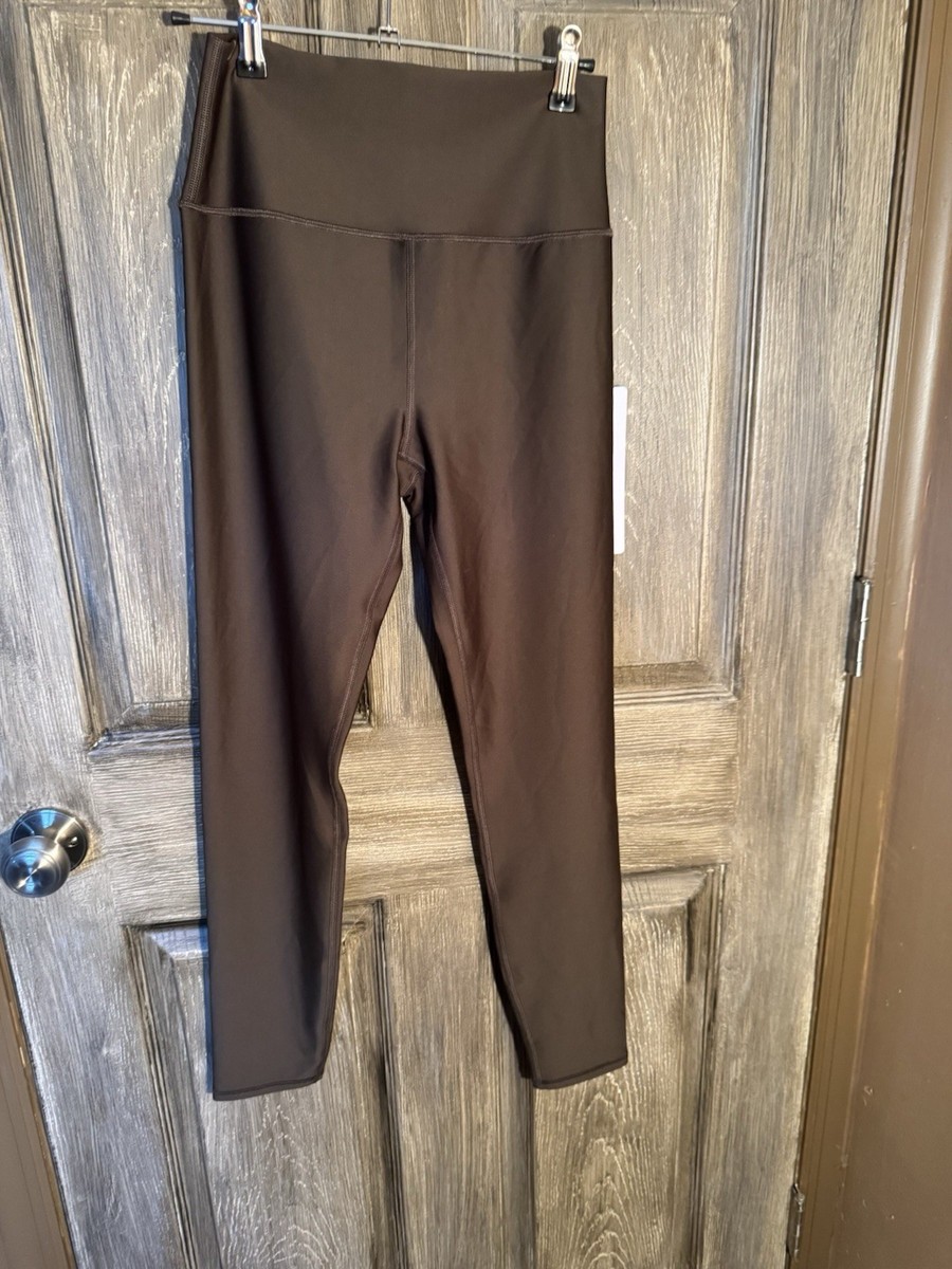 Alo Yoga Airlift 7/8 High-Waist Leggings Brown Espresso Size L