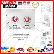 Plug Mini with Energy Monitoring, Smart Home Wi-Fi Outlet Works with Alexa, G...