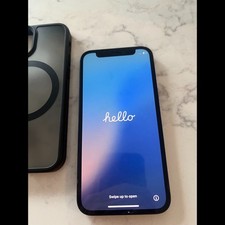 iPhone 12 Mini, Black, Unlocked, 128GB, bundle. Very Good