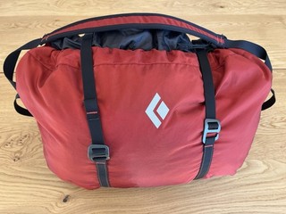 Black Diamond Super Chute Red And Black Rope Bag