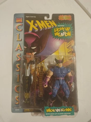 1996 Toybiz X-Men Classics Wolverine Light Up Weapon NIB Sealed Vintage Marvel