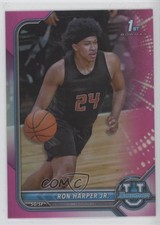 2021-22 Bowman U Pink Refractor Ron Harper Jr #32 03mh