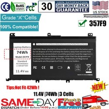 74Wh 11.4V Battery For Dell Inspiron 15 5000 Series 5576 5577 7566 7559 357F9 US