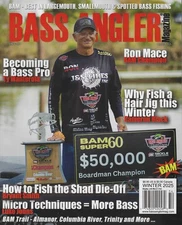 Bass Angler Magazine  Winter 2025 Ron Mace