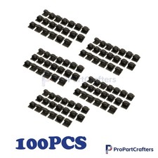 100Pcs Cable Clips Self-Adhesive Cord Wire Holder Management Organizer Clamps US