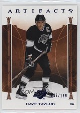 2022-23 Upper Deck Artifacts Legends Royal Blue 7/199 Dave Taylor #165 14hk