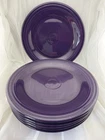 Set Of 6 Homer Laughlin Fiesta Lead Free Plum Purple 10.5” Dinner Plates