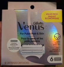 GILLETTE VENUS PUBIC HAIR & SKIN 6-PACK REFIL...