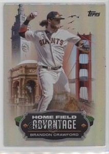 2023 Topps Update Home Field Advantage Brandon Crawford #HA-28