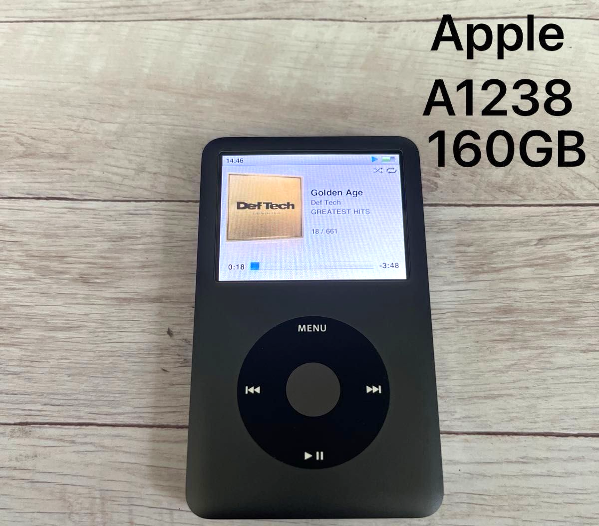 Apple iPod Classic 7th Generation 160GB Black MC297J Tested
