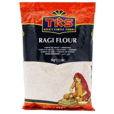 TRS Ragi Mehl Millet Flour Fingerhirse glutenfrei Indian Ragi Atta nahrhafte 1kg