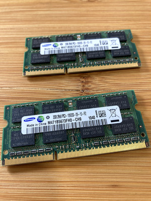 2GB 2Rx8 PC3 - 10600S-09-10-F2 Samsung Laptop Memory x2 | eBay