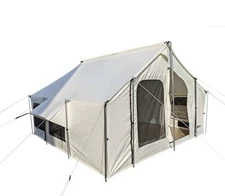 New Kodiak Canvas 12x12 Glamping Cabin Tent Model 6175 Deluxe Heavy Duty Camping