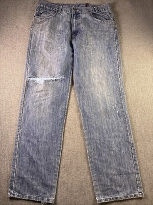 VTG Ecko Unltd Jeans Mens 36x34 72 Unlimited Relax Baggy Denim Hip Hop Y2K