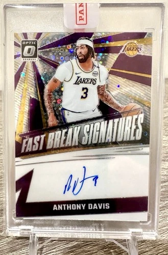 2024-25 Panini Donruss Optic Anthony Davis #FBS-DAV Disco Fast Break Signatures