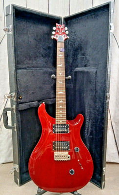 PRS SE Standard Electric Guitar Cherry Red w/ Hard Case Birds Inlay HH