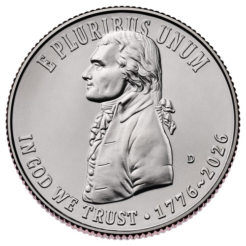 2026 D Declaration of Independence Semi quincentennial Quarter 6/16/26 PRESALE