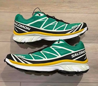 Salomon XT-6 Bright Green Sulphur Yellow Black L47583100 Men Sz