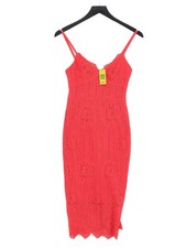 New Look Bodycon Midi Dress UK8 in Pink