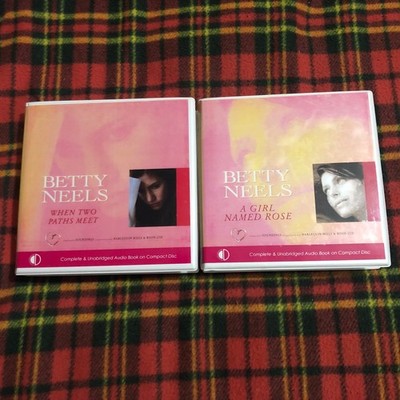 2 x Betty Neels Unabridged Audiobooks -When Two Paths Meet/Girl Named Rose 5CD