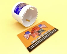 DrillHog 2-1/8" Bi-Metal Hole Saw 2-1/8 Cutter HI-Moly-M7 Lifetime Warranty USA 