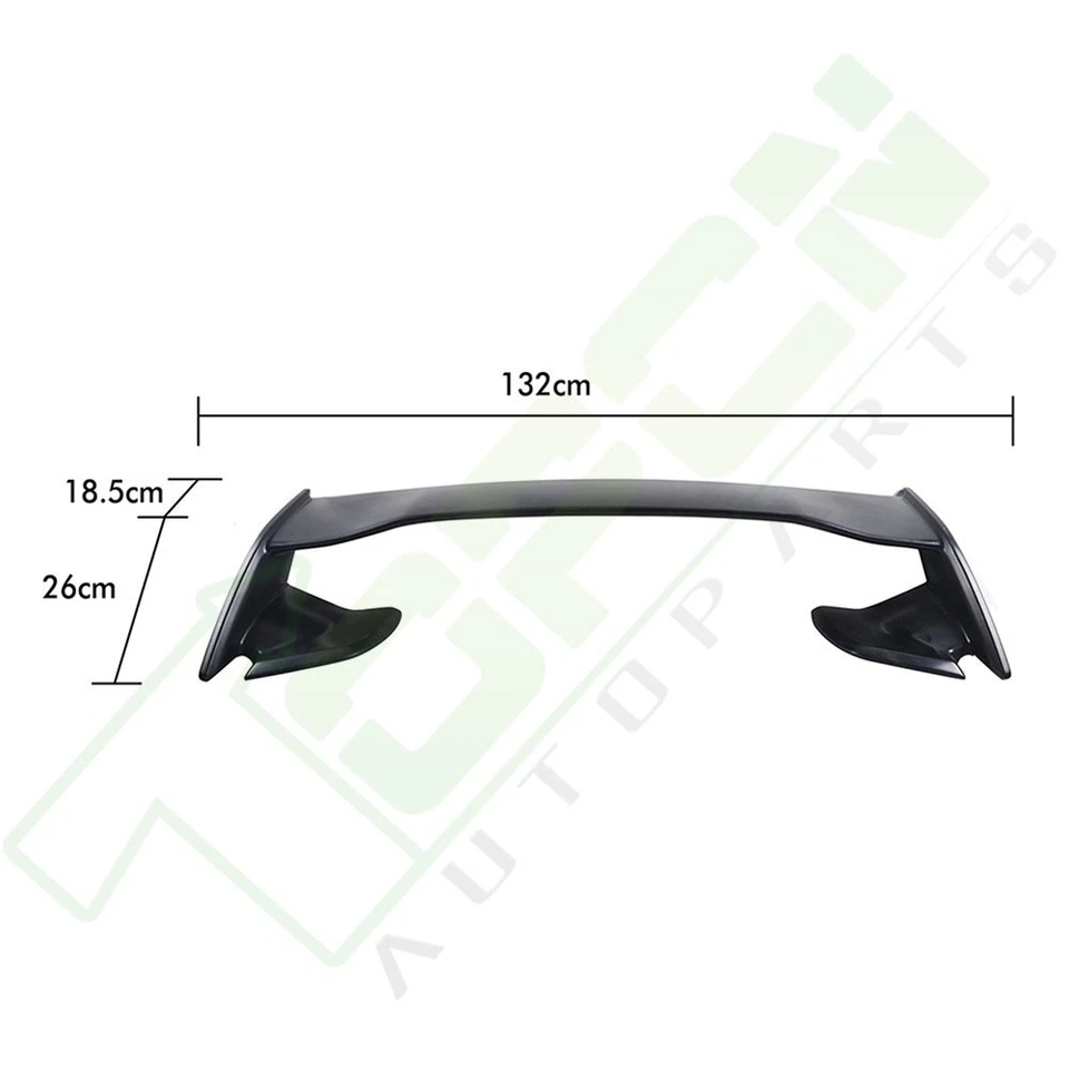 Fit For 2005 2006 2007-2010 Scion tC  Black Trunk Spoiler Wing Foto 2 de 4