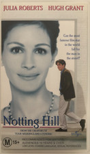 Notting Hill 1999 VHS Romantic Comedy Julia Roberts Hugh Grant PAL