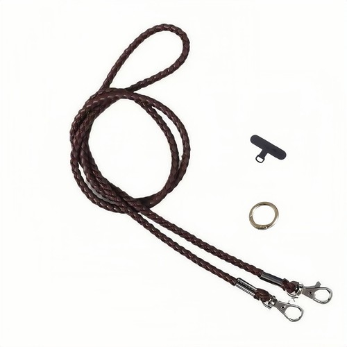 Anti-Lost Phone Strap 6MM Leatherette Braided Rope Lanyard UK FAST DISPATCH - Zdjęcie 11 z 15