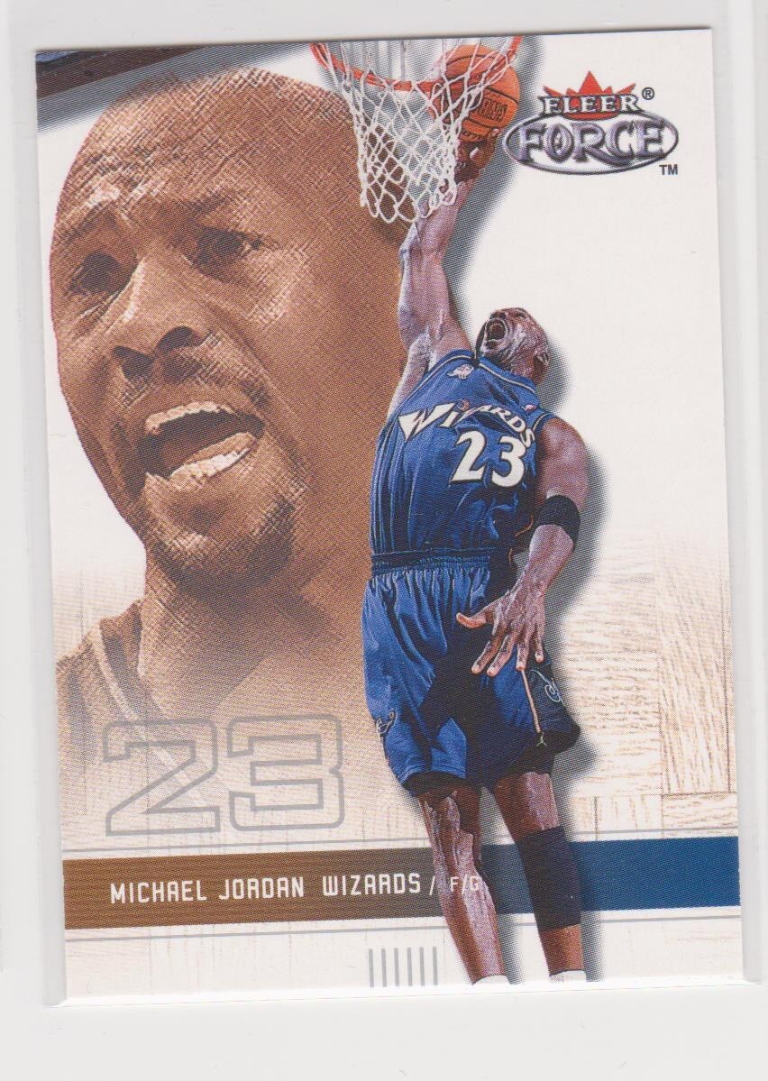 2001-02 Fleer Force Michael AIR Jordan #61 Washington Wizards