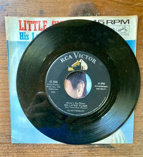 Elvis Little Sister/His Latest Flame RCA 47-7908 45 rpm Picture Sleeve EX - Picture 5 of 5