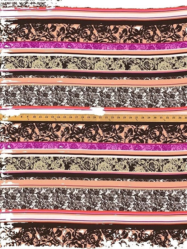 Géneros artesanales de rayas Crepe