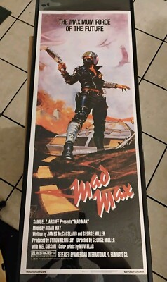 HISTORY OF MADMAX 45周年記念版 MAD MAX MOVIE POSTER original 11x28 Special Insert Size Great For