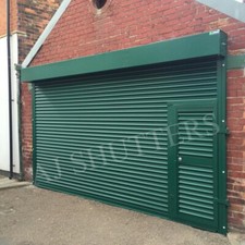 INDUSTRIAL ROLLER SHUTTER DOOR WITH WICKET GATE EXTERNAL TYPE