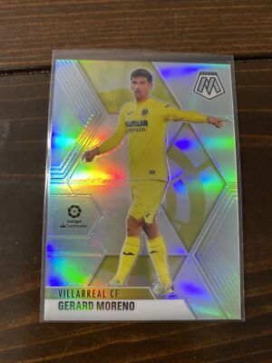2020-21 Panini Mosaic La Liga Gerard Moreno #37 Villarreal CF Silver Prizm SP