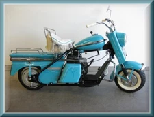 1959 Cushman Super Eagle motor scooter, Toolbox / Man Cave / Refrigerator Magnet