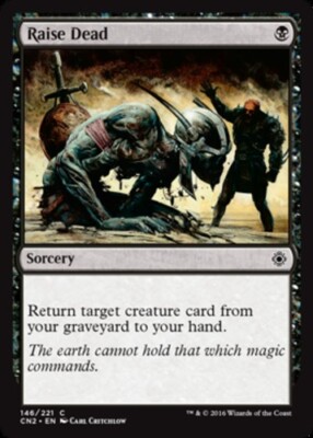 Raise Dead Light Play, English Magic the Gathering MTG Conspiracy 2