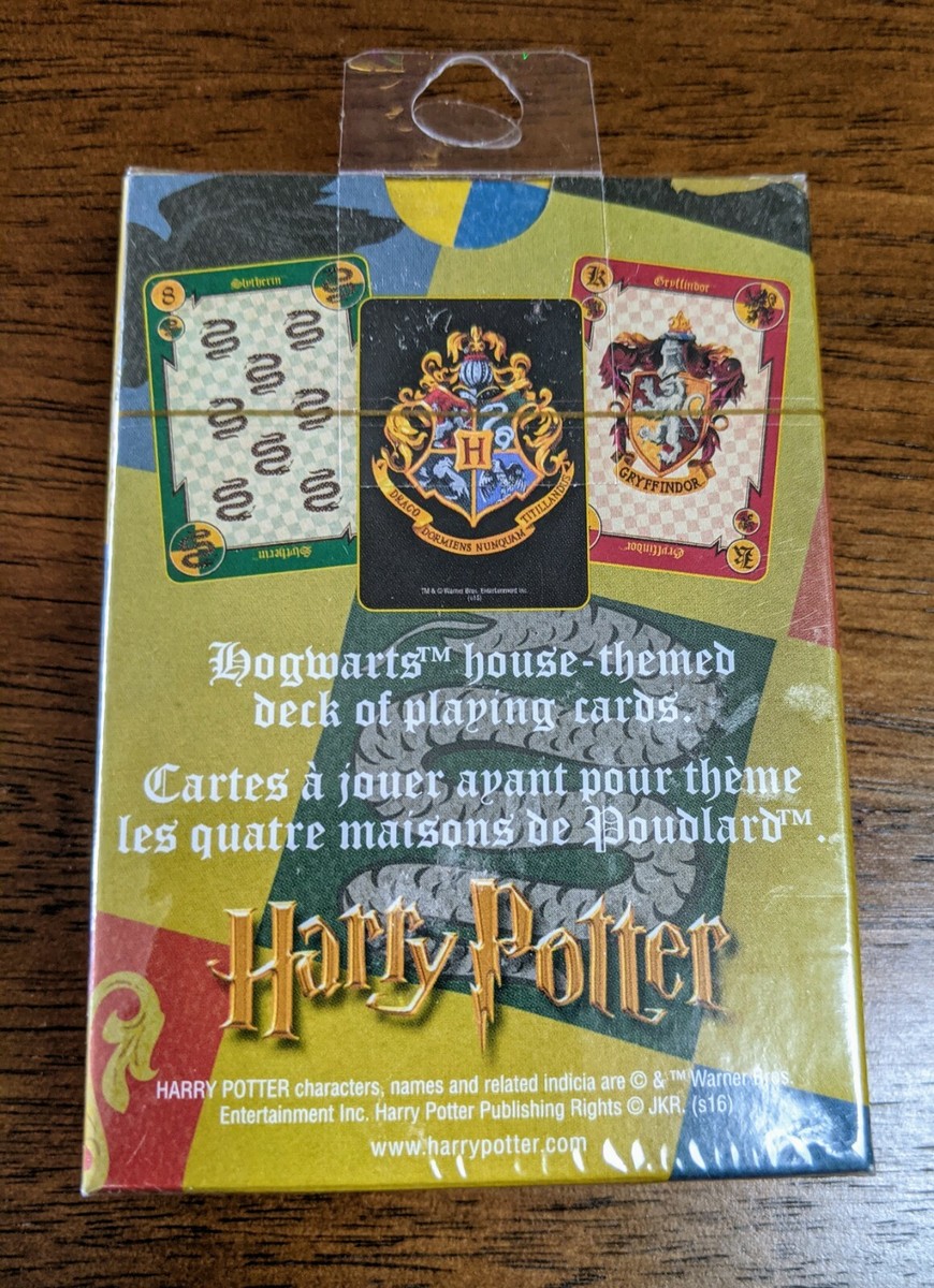 Harry Potter-Hogwarts House Themed Playing Cards - 