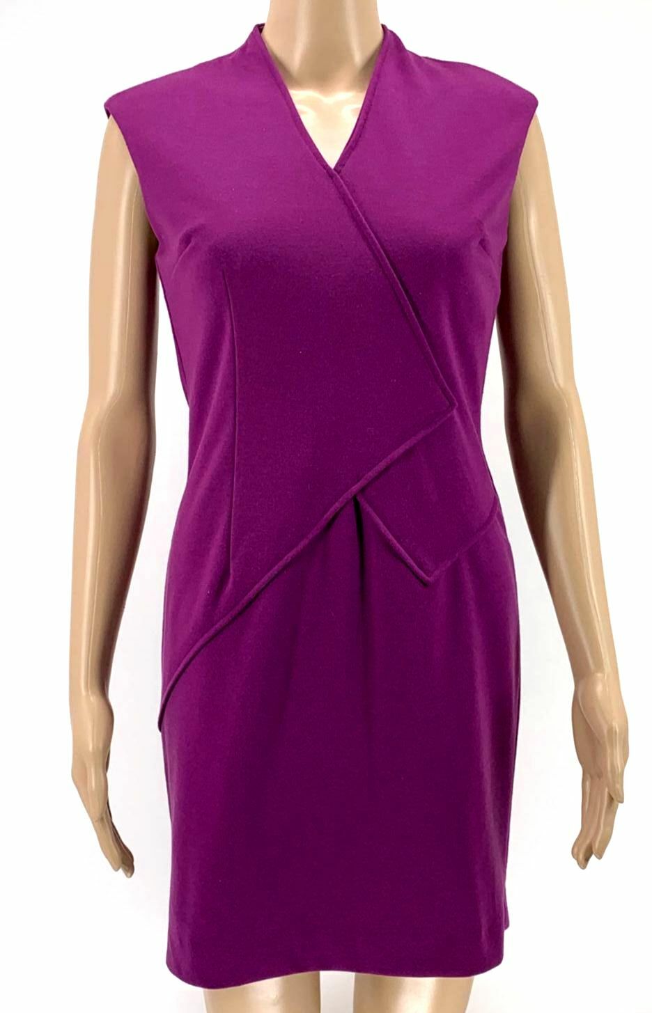 purple work dress