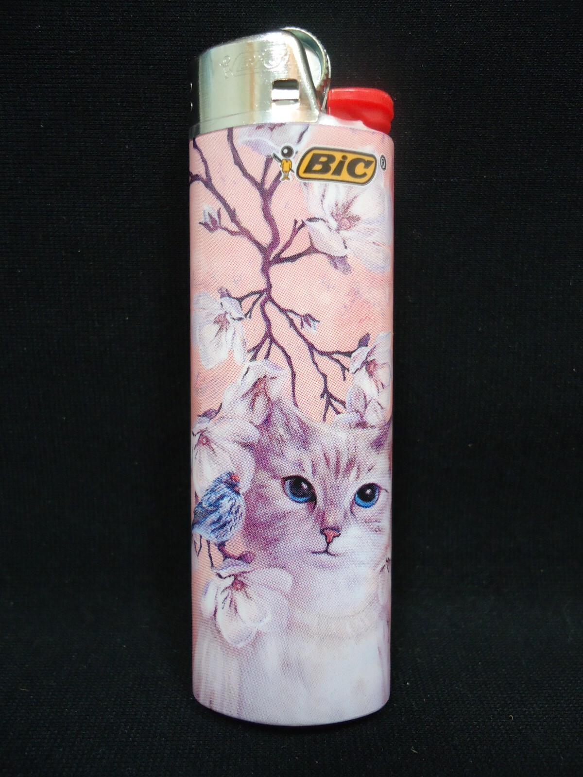 8 Bic Lighters Cat & Pineapple Hat Dalmatian Dog Driving Car Dog & Steaks Turtle
