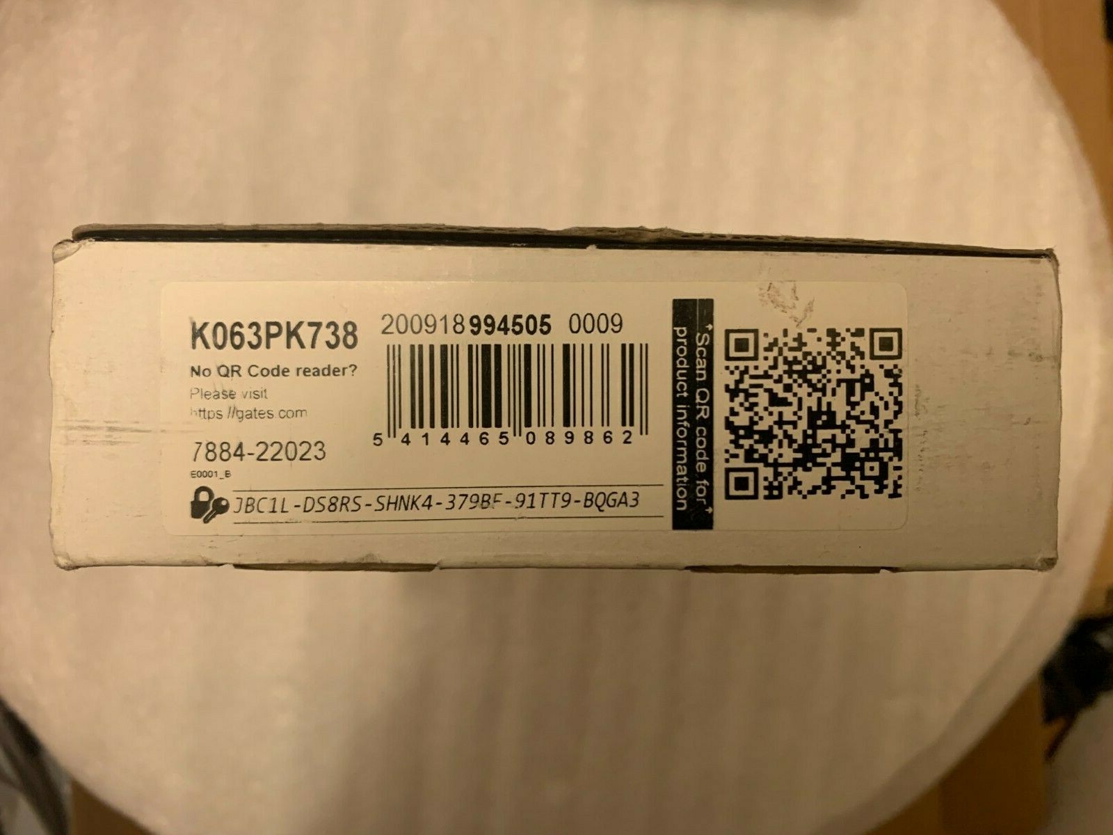 GATES K063PK738 accessory belt kit 1.2 RENAULT CLIO TWINGO KANGOO NISSAN T36122 eBay