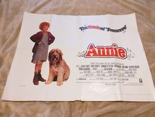 ANNIE ORIGINAL QUAD MOVIE POSTER ALBERT FINNEY CAROL BURNETT 1982