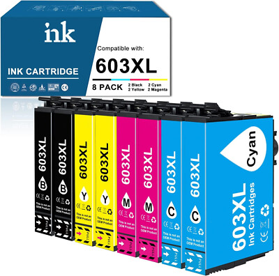 5 Tintenpatronen 603XL – Kompatibel Mit Epson Expression Home & WorkForce Druckern