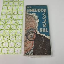 The Linebook RHL 1934 Richard Henry Little Chicago Tribune Column Vtg  Ephemera
