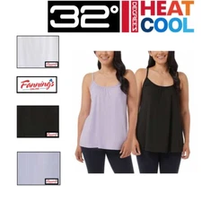 32 Degrees Ladies' Bra Top Cami, 2-pack I I41