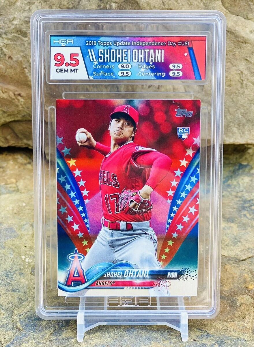 2018 Topps Update Shohei Ohtani Independence Day RC /76 9.5 2018 Topps Update Shohei Ohtani Independence Day RC /76 9.5